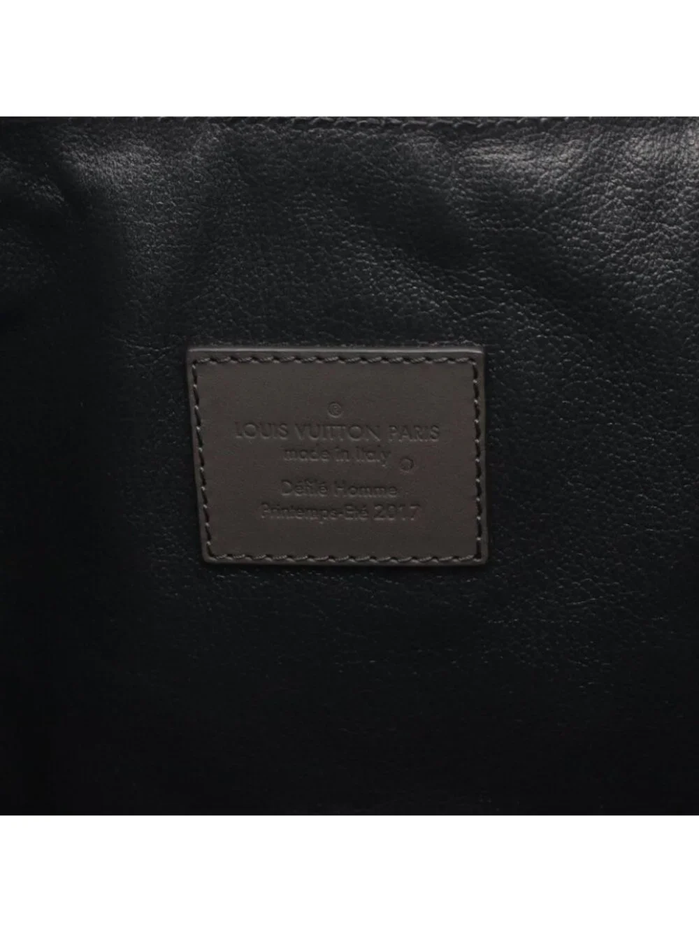 Louis Vuitton Backpack Charcoal Gray Multi Leather Randonnee GM
